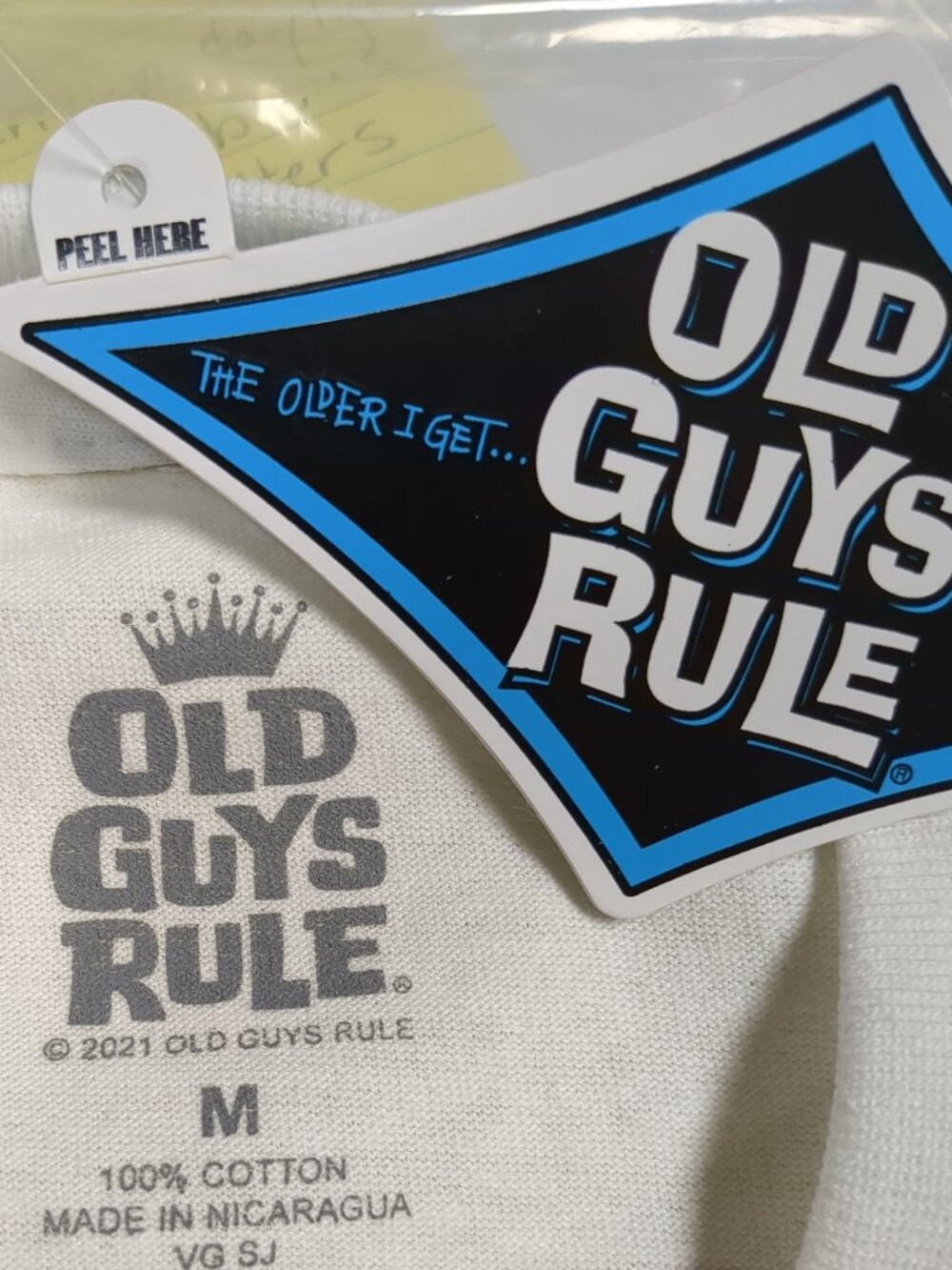 Old Guys Rule Short Sleeved Tee Shirt - Picture 4 of 8
